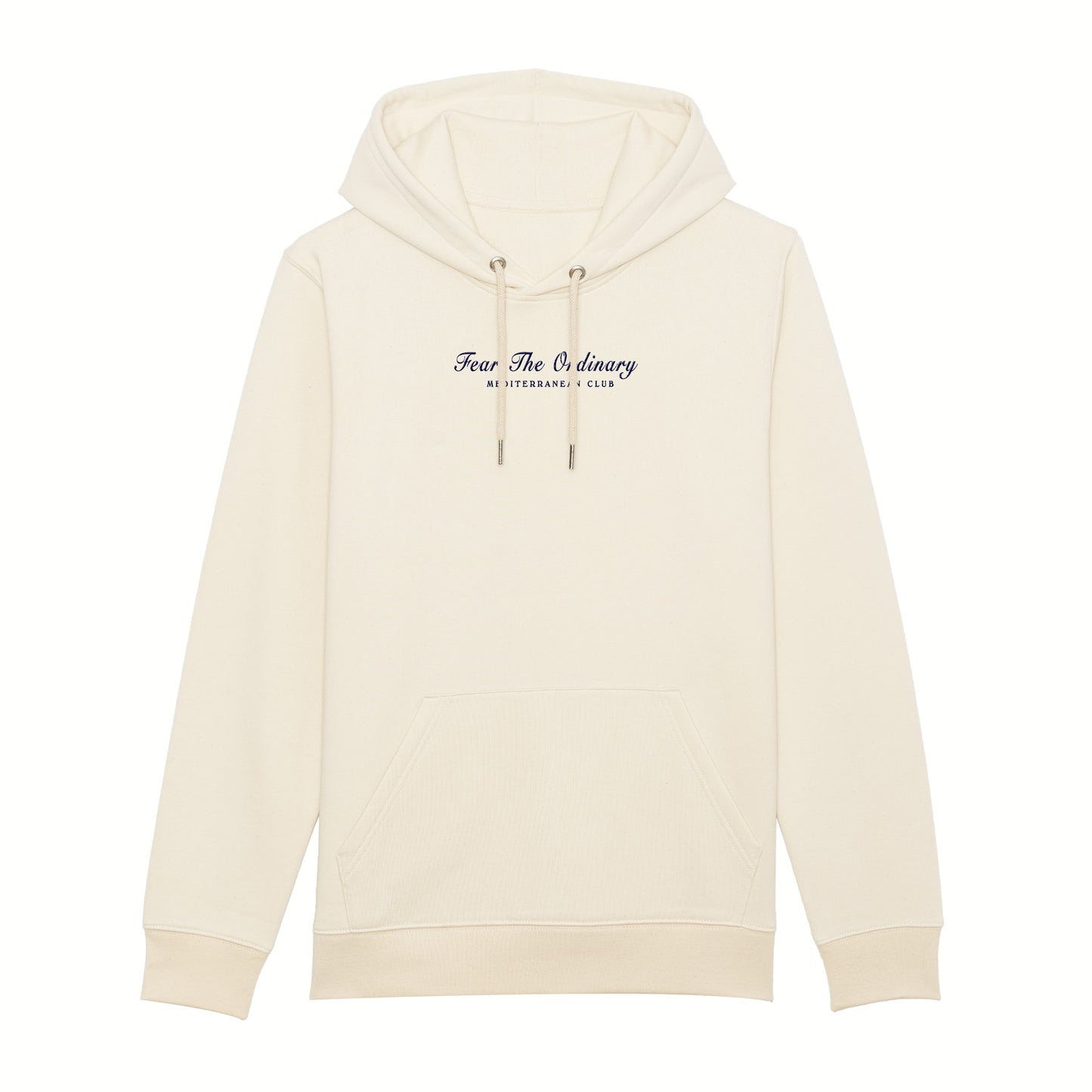 Club Embroidery Hoodie Natural