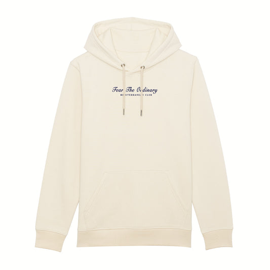 Club Embroidery Hoodie Natural