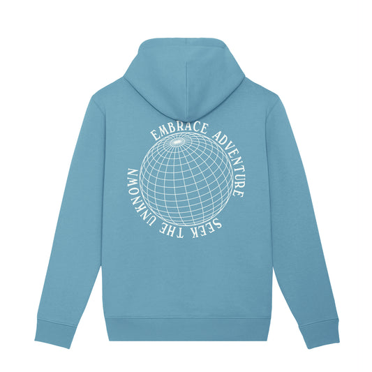 Embrace Adventure Hoodie Moonstone Blue