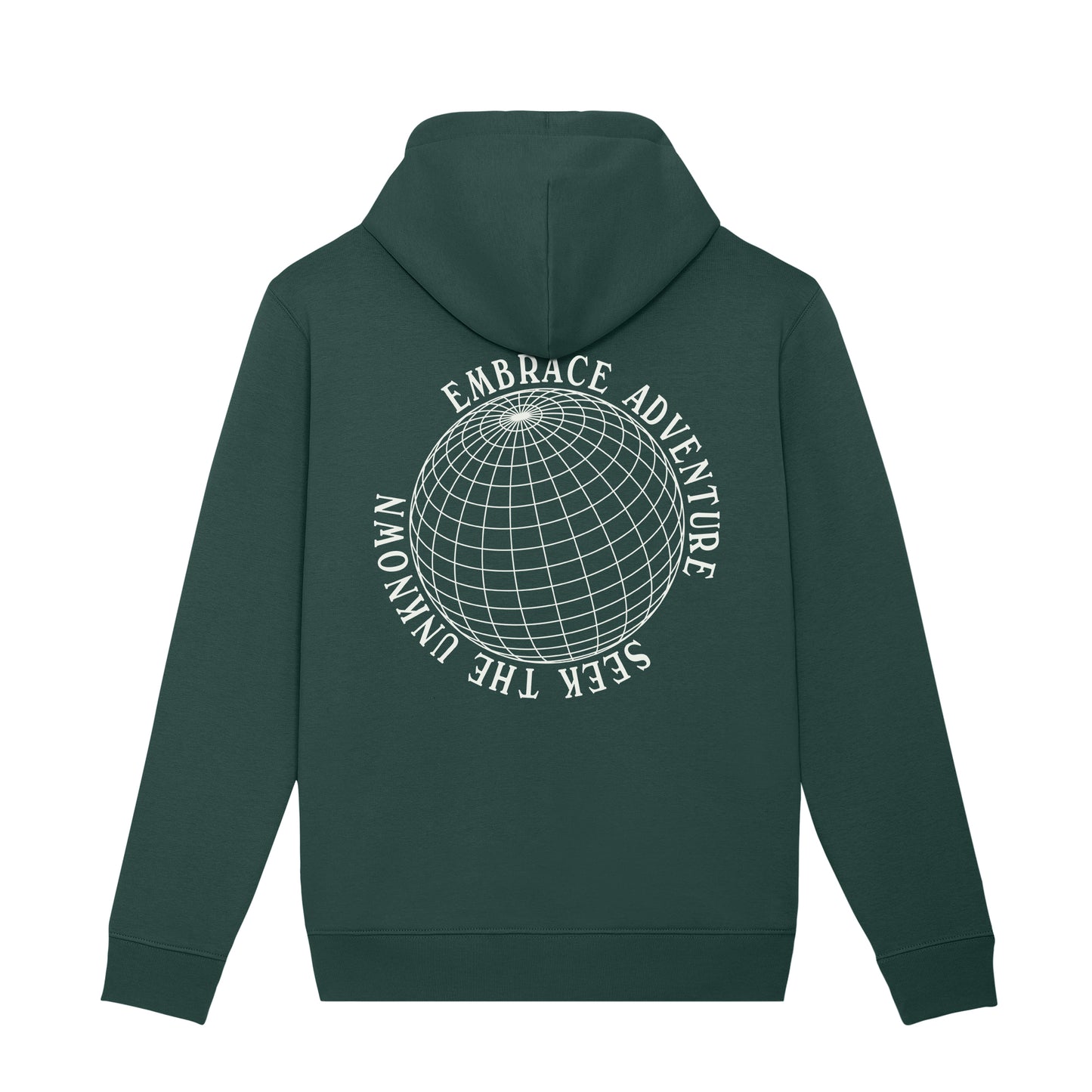 Embrace Adventure Hoodie Dark Green