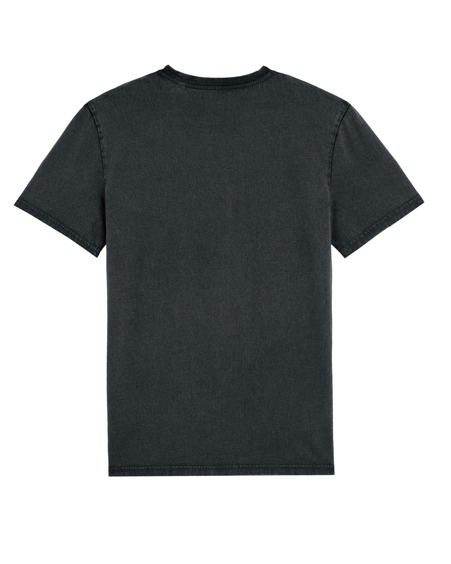 Embroidery Logo Washed Tee Black