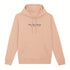 Club Embroidery Hoodie Peach